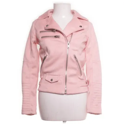 Bikerjakke (Pink) fra Sparkz Polyester