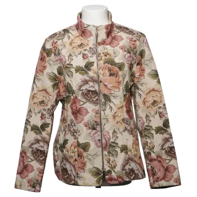 Jacka (Beige, Flerfärgad) från Kriss Bomull, Viskos