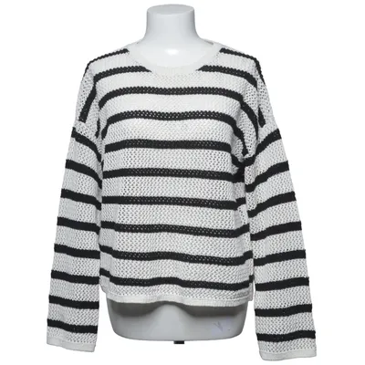 Pull-over (Noir, Blanc) de Gina Acrylique, Coton, Polyamide, Polyester