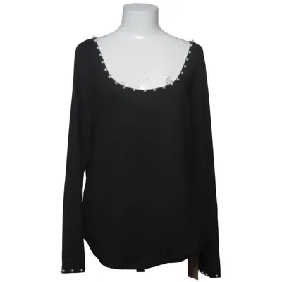 T-shirt à manches longues (Noir) de Shein Curve Élasthane, Polyester
