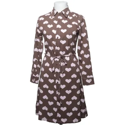 Blusenkleid (Braun, Pink) von Me&i Baumwolle, Elasthan