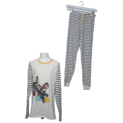 Pyjama (Weiß, Blau, Mehrfarbig) von Disney x Polarn O. Pyret Elasthan, Bio-Baumwolle