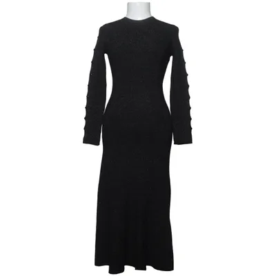 Robe longue (Noir) de By Malina Acrylique, Polyamide, Polyester, Laine