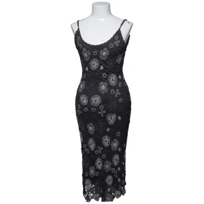Dress (Black, Gray) from Nicowa Polyester, Viscose