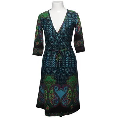 Wrap dress (Blue, Multicolored) from Superstition Elastane, Polyester
