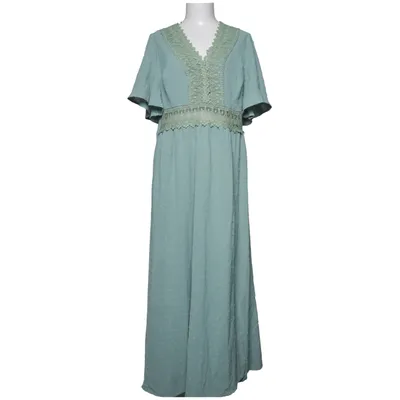 Maxi jurk (Groen) van Shein Curve Polyester