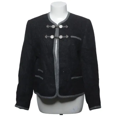 Veste (Gris) de Steinbock Mohair, Polyamide, Laine