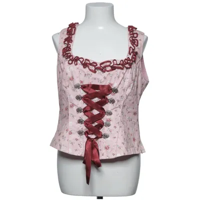 Dirndl (Rosa, Röd, Vit) från Fuchs Trachtenmoden Bomull