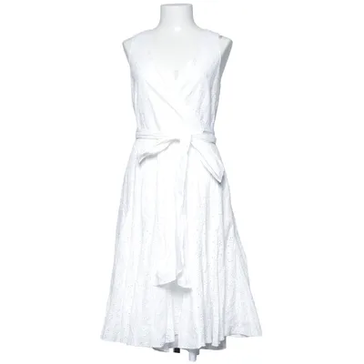 Wrap dress (White) from Nadine H Cotton