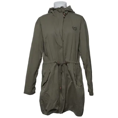 Parka (Green) from MyWear Woman Cotton, Polyamide, Polyester