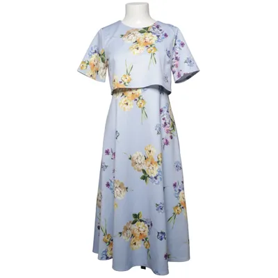 Klänning (Blå, Flerfärgad) från ASOS Elastan, Polyester