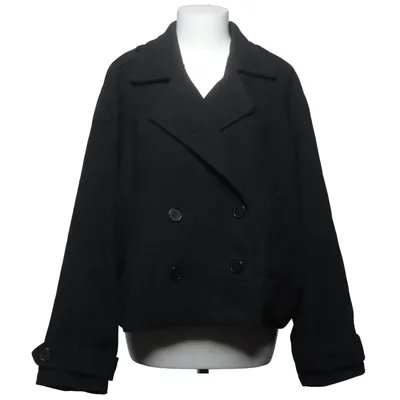 Caban (Noir) de Divided by H&M Polyester, Laine