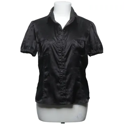 Korte mouwen shirt (Zwart) van Lefties Elastaan, Polyester