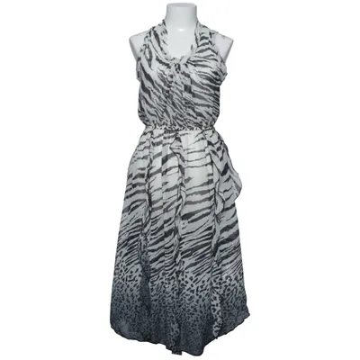 Jurk (Zwart, Wit) van Mangano Polyester, Viscose