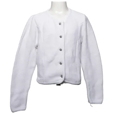 Cardigan (Blanc) de Huber Acrylique, Coton