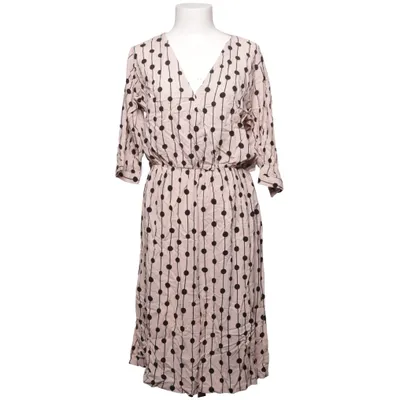 Dress (Beige, Black) from TXM Fashion Viscose