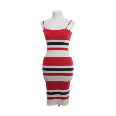 Jurk (Rood, Meerkleurig) van Vintage Dressing Viscose, Nylon
