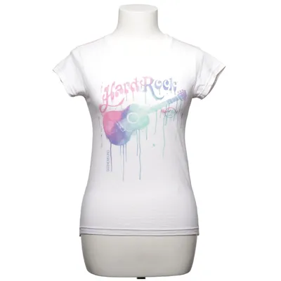 T-shirt (White, Multicolored) from Hard Rock Cotton, Polyester