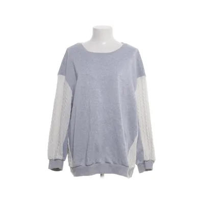 Collegetröja (Grå, Vit) från Shein Curve Elastan, Polyester