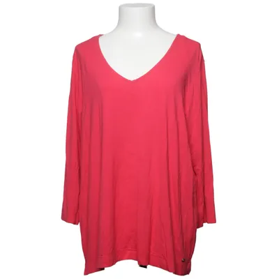 Langærmet t-shirt (Rød) fra Dea Elastan, Viscose
