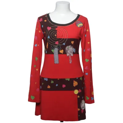 Dress (Red, Multicolored) from Smash Cotton