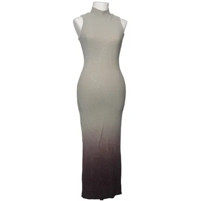 Maxi jurk (Grijs, Bruin) van Rebecca Stella Elastaan, Polyester