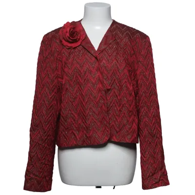 Kavaj (Röd, Guldfärgad) från Elinette Acetat, Polyester, Viskos, Ull