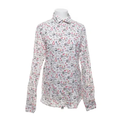 Skjorta (Vit, Flerfärgad) från Dobber Bomull