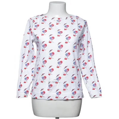 Lange mouwen shirt (Wit, Meerkleurig) van Holly Golightly Katoen, Elastaan