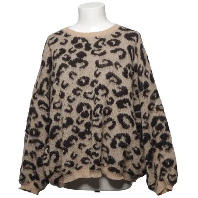 Pull-over (Beige, Noir) de Luzabelle Acrylique, Coton, Polyamide, Laine
