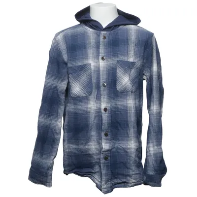 Flannel shirt (Blue, White) from Circus Cotton, Polyester