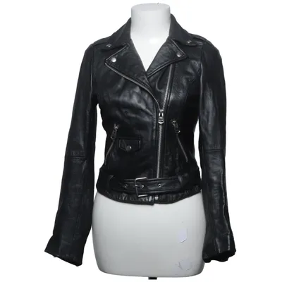 Biker jacket (Black) from Crocker Leather, Polyester