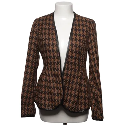 Blazer (Marron, Noir) de Lavish Alice Polyester, Laine