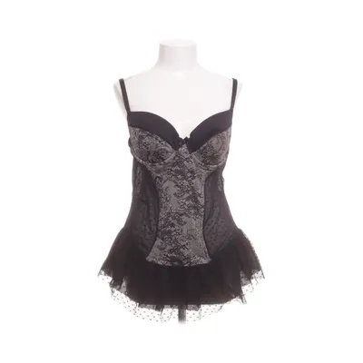 Negligé (Sort, Flerfarvet) fra Hunkemöller Elastan, Polyamid, Polyester