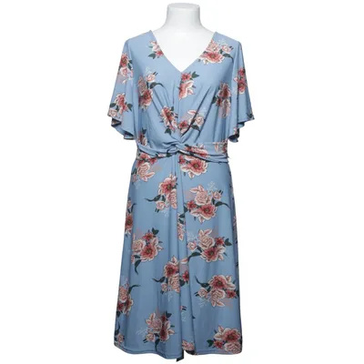 Dress (Blue, Multicolored) from Qed London Elastane, Polyester