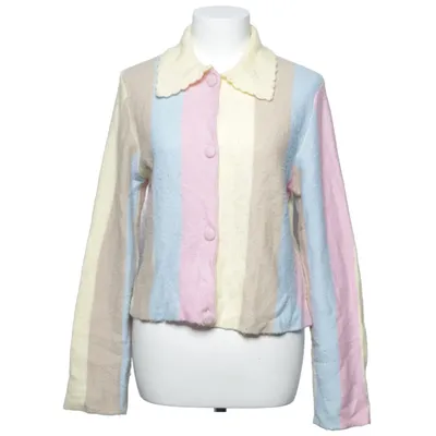Strickjacke (Gelb, Blau, Pink) von NA-KD Acryl, Elasthan, Polyamid, Wolle