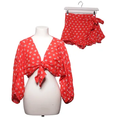 Set (Rood, Wit) van Zara Linnen, Viscose