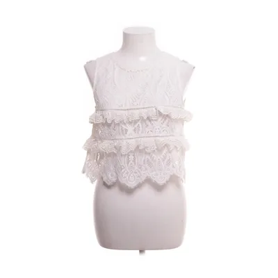 Top (Wit) van Zara Katoen, Polyamide