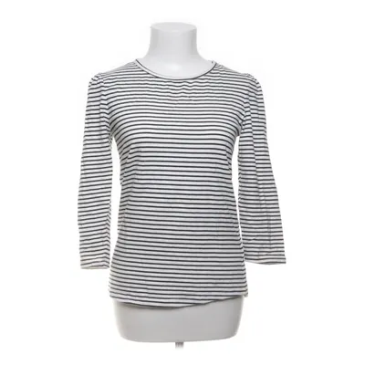 Långärmad t-shirt (Vit, Svart) från Daisy Grace Bomull, Elastan