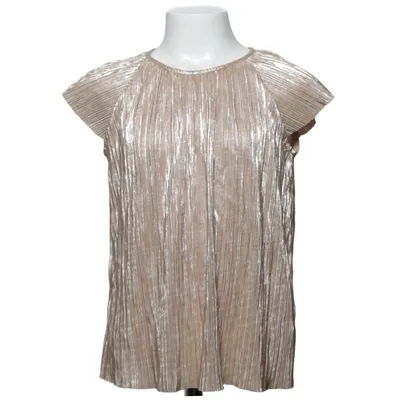 Topp (Beige, Silverfärgad) från Zara Girls Casual Collection Polyester