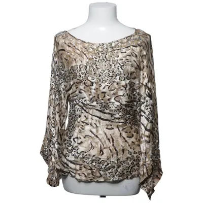 Blus (Beige, Guldfärgad, Svart) från Cache Cache Metallfiber, Silke, Viskos