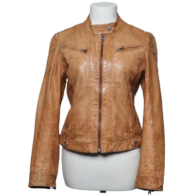 Leren jack (Bruin) van Gipsy Leer, Polyester
