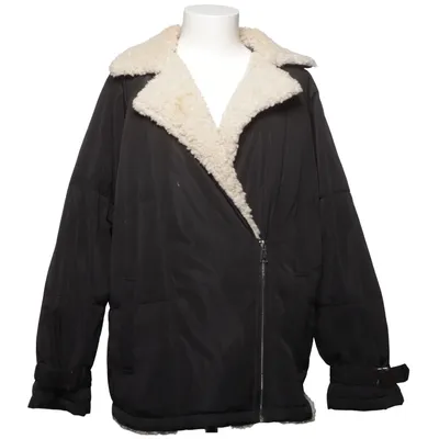 Shearling jacket (Black, Beige) from NLY Polyester