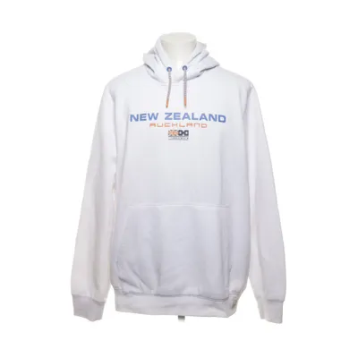 Huvtröja (Vit) från NZA Bomull, Polyester