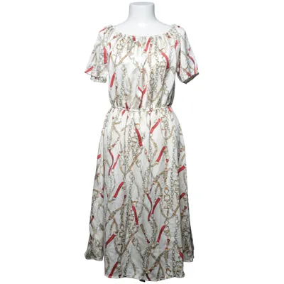 Dress (White, Multicolored) from Fee Red Viscose
