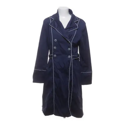 Trenchcoat (Blå, Vit) från VILA Clothes Bomull, Elastan