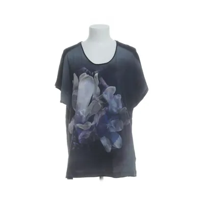 Top (Blauw, Meerkleurig) van Cecil Katoen, Viscose