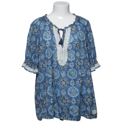 Topp (Blå, Vit) från Odd Molly Bomull, Polyester