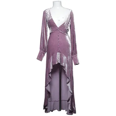 Robe longue (Violet) de For Love & Lemons Élasthane, Polyester, Soie, Viscose
