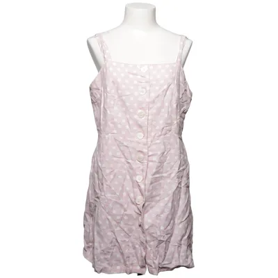 Kleid (Pink, Weiß) von Mango Casual Baumwolle, Leinen, Viskose